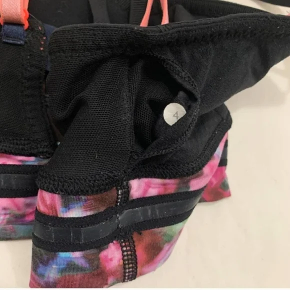 Lululemon Athletica Black and Purple Sports Bra Intimates - Picture 7 of 8